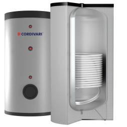 Бойлер 500 л BOLLY® 1 AP (1 збільшений ТО) WB (тверда незйомна ізоляція) POLYWARM® Cordivari srl