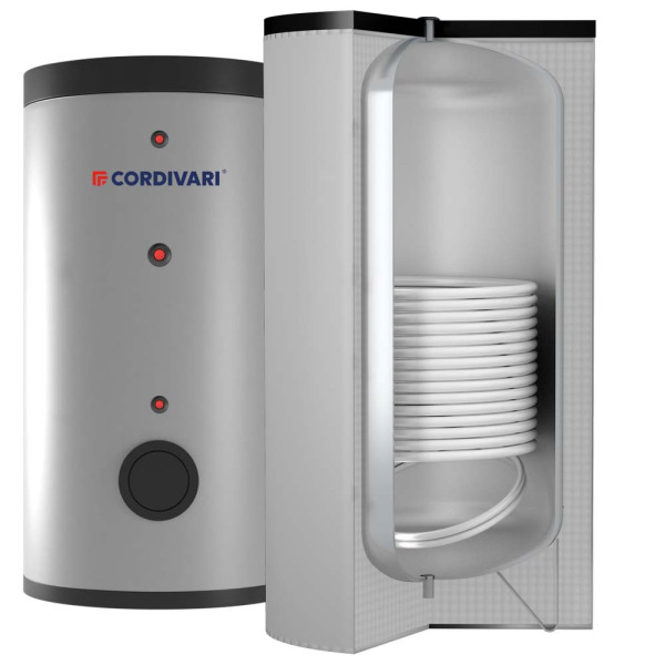 Бойлер 500 л BOLLY® 1 AP (1 збільшений ТО) WB (тверда незйомна ізоляція) POLYWARM® Cordivari srl