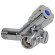 Кран з фільтром і зворотнім клапаном подвійний кутовий Ø1/2″ х 3/8″ х 3/4″ VA Albertoni srl