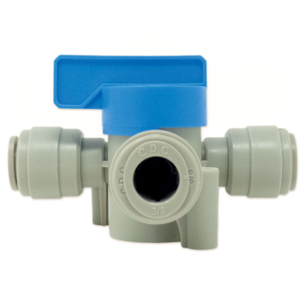 Кульовий кран триходовий Ø3/8″ Polyacetal CDC Fluidtech Europe S.r.l.