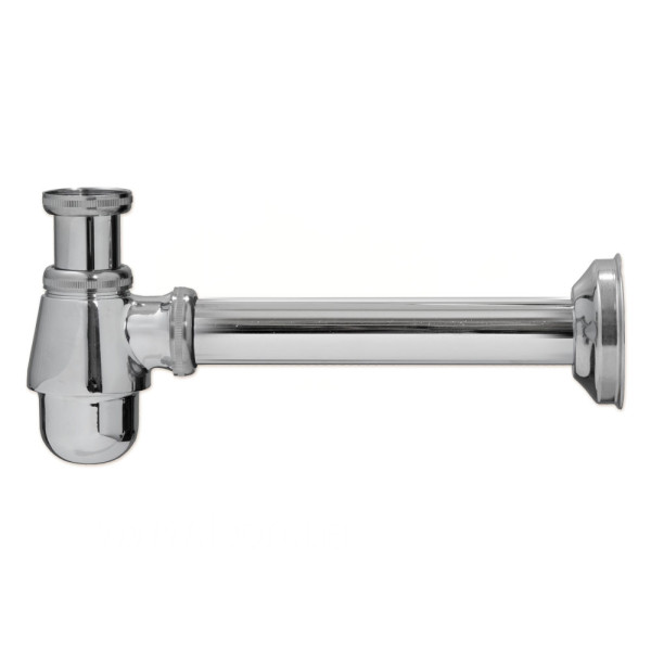 Сифон латунний ХРОМ для біде (під автопробку) Ø32 х 1 1/4″ Ghidini SpA