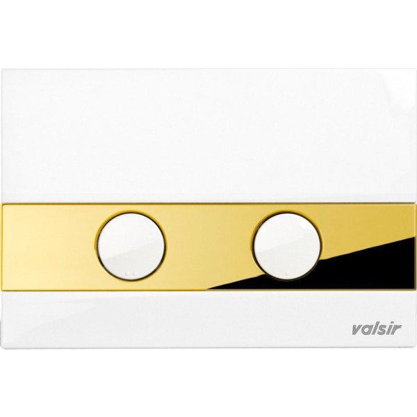 Клавіша (механіка) TROPEA S P5 ABS пластик GOLD/WHITE Valsir S.p.A.