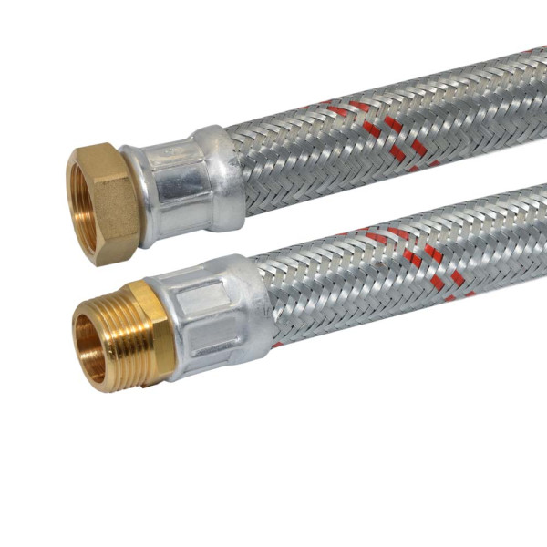 Шланг прямий антивібраційний 1″х1″ ВЗ -5/+90 C° PN10 L=700 мм PARIGI AVC-Z DN25