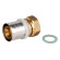 Збірний елемент (прес) Ø20 (2,5) х 3/4″ В Valsir S.p.A. PEXAL BRASS
