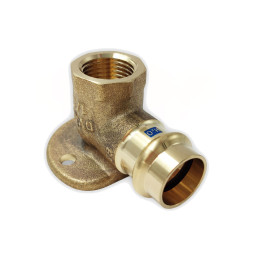 Колено латунное настенное под пресс Ø22 х 3/4″ В AESPRES UNIKO® RM