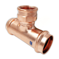 Трійник мідний під прес Ø54 х 1/2″ В х 54 AESPRES UNIKO® RM