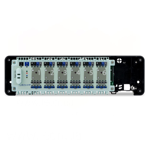 Центр комутації (6 зон) дротовий 230V SALUS Controls