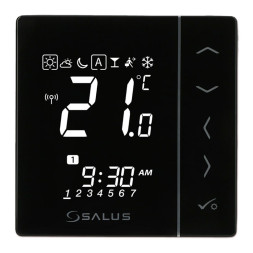 Беспроводной встроенный терморегулятор (черный) 230В SALUS Controls