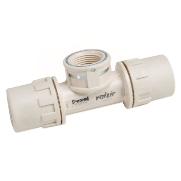 Трійник Ø26 (3.0) х3/4″ В х26 (3.0) Valsir S.p.A. PEXAL EASY