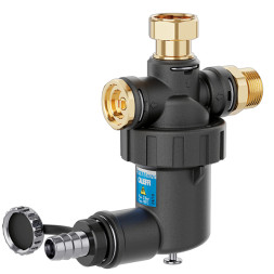 Дешламатор DIRTMAGMINI® Ø3/4″ з магнітом (композит) 3,0 bar 0–90°C 5 μm Caleffi S.p.a