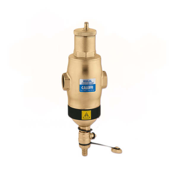 Деаератор-дешламатор з магнітом DISCALDIRTMAG® 1 1/4″ 0÷110°C 10 bar 5 μm Caleffi S.p.a