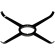 Центрувальна хрестовина для гофрованої труби ГВ Ø80 mm GROPPALLI S.R.L.