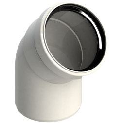 Колено для конденсационных котлов Ø80 mm - 45° GROPPALLI S.R.L.
