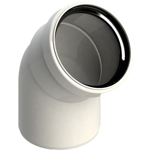 Коліно для конденсаційних котлів Ø80 mm - 45° GROPPALLI S.R.L.
