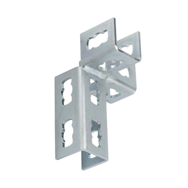 Кутове кріплення ліве S+ 2+2 оцинковане MPR-3D 41 х 21-41 х124 MÜPRO GmbH