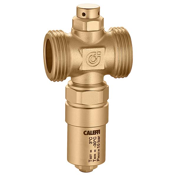 Клапан для захисту від замерзання Ø1″ 0÷65°C Tmin = -30°C Caleffi S.p.a.
