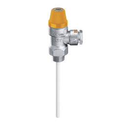 Температурно предохранительный клапан Ø15 х 1/2″ В 6,0 bar 10 kW Caleffi S.p.a Solar