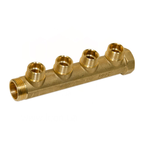 Колектор Ø3/4″ х 4 х 1/2″ ЗР латунь I=36 мм BIANCHI F.LLI S.P.A.