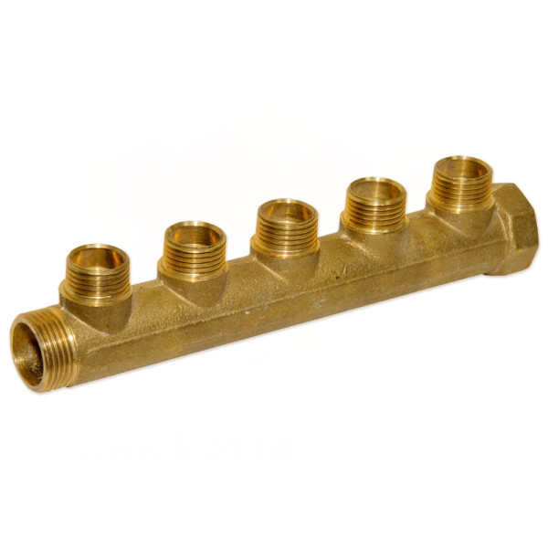 Колектор Ø3/4″ х 5 х 1/2″ ЗР латунь I=36 мм BIANCHI F.LLI S.P.A.