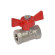 Кран кульовий TAMIGI Ø1/4″ ВВ PN40 –10°C/+120°C ″метелик″ Idrosanitaria Bonomi