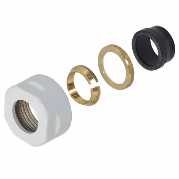 Гайка для мідної труби Ø15 мм x 3/4″ EK БІЛА Carlo Poletti Srl