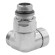 Кран відсікаючий трьохосьовий ХРОМ Ø1/2″ х 24-19 SX (лівий) CORNER Carlo Poletti Srl