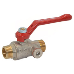 Кран кульовий з повітровідвідником Ø1/2″ ЗЗ PN45 –20°C/+120°C алюмінієва ручка Comisa S.p.A.