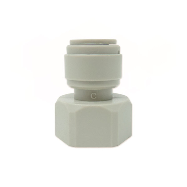 Перехідник Ø1/4″ (трубка) х Ø3/8″ BР Polyacetal CDC Fluidtech Europe S.r.l.