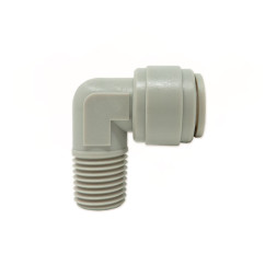 Колено Ø1/4″ (трубка) х Ø1/4″ ЗР Polyacetal (HPL1/4-N02G) CDC Fluidtech Europe S.r.l.