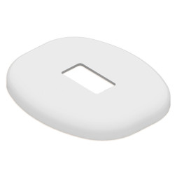 Накладка для основания крепления PK3, из пластмассы ABS RAL9010 MB QKF