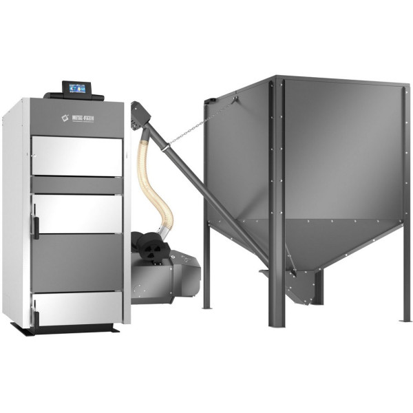 Пелетний котел CLASSIC SEG PELLET 150 PLATINUM 45-150 kW RIGHT (до 1500 м²) самоочистний пальник METAL-FACH Sp. z o. o.