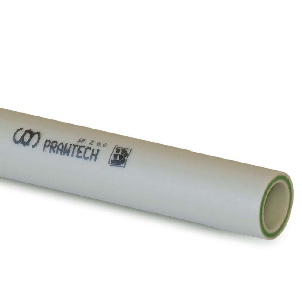 Труба PP-R Glass (скловолокно) Ø25 x 3,5 мм PN20 PRAWTECH Sp. z o.o.