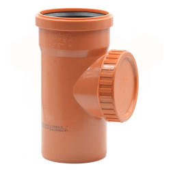 Ревизия (наружная канализация) Ø110 PVC (Ral 8023) REDI s.p.a. /VALSIR