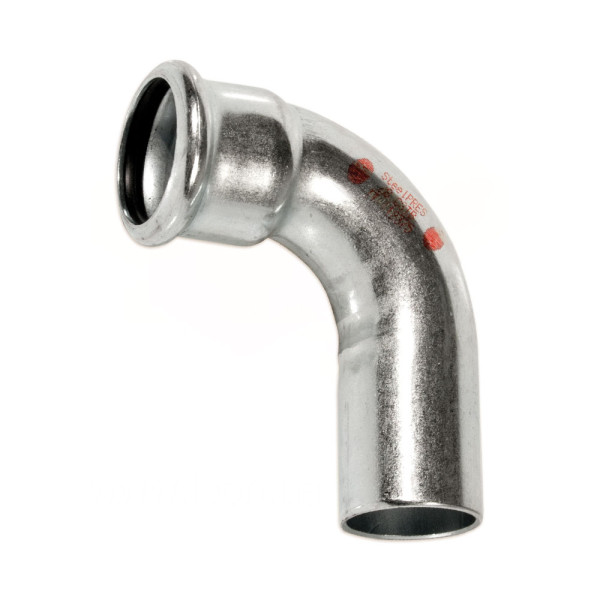 Коліно сталеве Ø18 90° ВЗ оцинковане (опалення) STEELPRES® RM