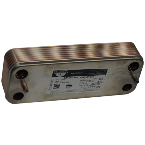 Теплообмінник ZB 207 (INOX AISI 316L) 14 пластин O-ring -10/+120°C Zilmet S.p.A.