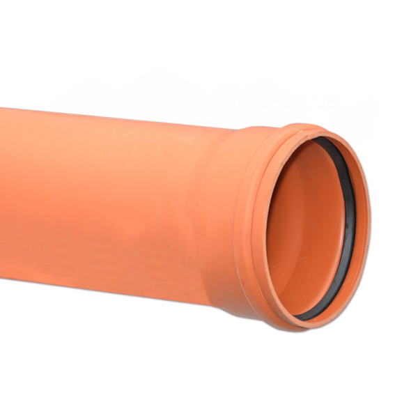 Труба для зовнішньої каналізації SN2 Ø160 x 3.2 мм L=4000 мм PVC Valrom Україна