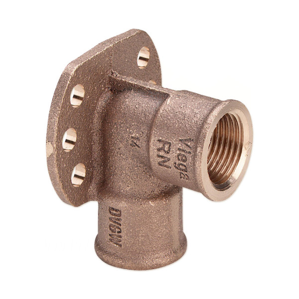 Коліно настінне бронзове Ø1/2″ ВВ Viega GmbH Німеччина