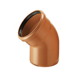 Колено KGB ЗК D110 45* PVC-U MARTONI SpA