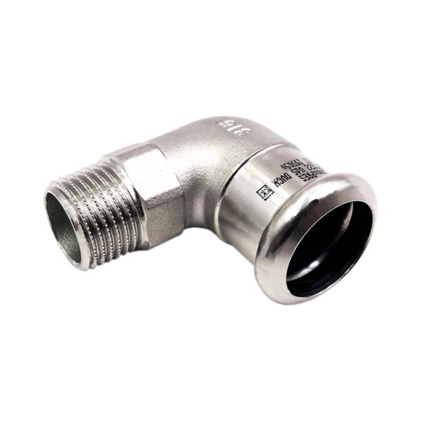 197114035 Колено нержавеющее Ø35 х 1 1/4″ С 90° INOXPRES® RM