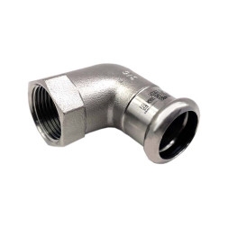 198102022 Колено нержавеющее Ø22 х 1/2″ В 90° INOXPRES® RM