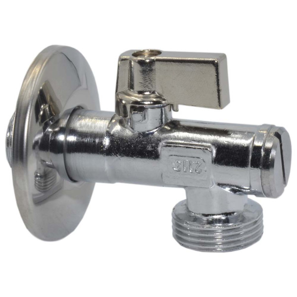 027230405X Угловой кран с фильтром для сантехприборов Ø1/2″ х 3/4″ (алюминиевая ручка) BIANCHI F.lli S.p.A.
