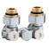 301341 Кран нижнего подключения стального радиатора Ø1/2” x 3/4” угловой 50% Caleffi S.p.a.