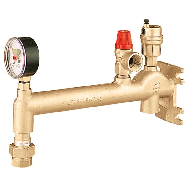 336630 Настенная группа безопасности котла в сборе Ø3/4″ 50 kW 110°C Caleffi S.p.a