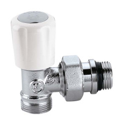 338402 Кран-термостат радіаторний універсальний М23 х 1,5 x 1/2″ кутовий 10 bar Caleffi S.p.a.