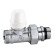 343402 Кран радиаторный отсекающий М23 х 1,5 x 1/2” прямой 10 bar Caleffi S.p.a.