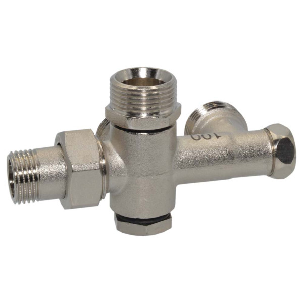 3856000400 Нижний угловой блок Ø1/2″ для комплекта нижнего подключения радиатора 100% BIANCHI F.lli S.p.A.