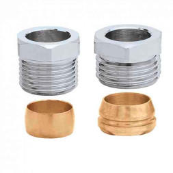 441415 Компрессионный фитинг двухконусный Ø1/2″ x Ø15 Caleffi S.p.a