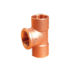 4130g Тройник Ø28 х 1/2″В х 28 (бронза) SANHA