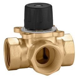 610500 Клапан секторный смесительный 3-ходовой Ø3/4″ Pn=10 бар Kv=6,3 м³/ч Caleffi S.p.a.