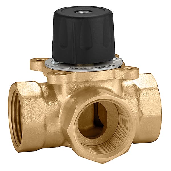 610500 Клапан секторный смесительный 3-ходовой Ø3/4″ Pn=10 бар Kv=6,3 м³/ч Caleffi S.p.a.